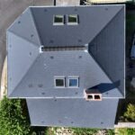 Toiture en ardoise d'une maison individuelle a Felleries